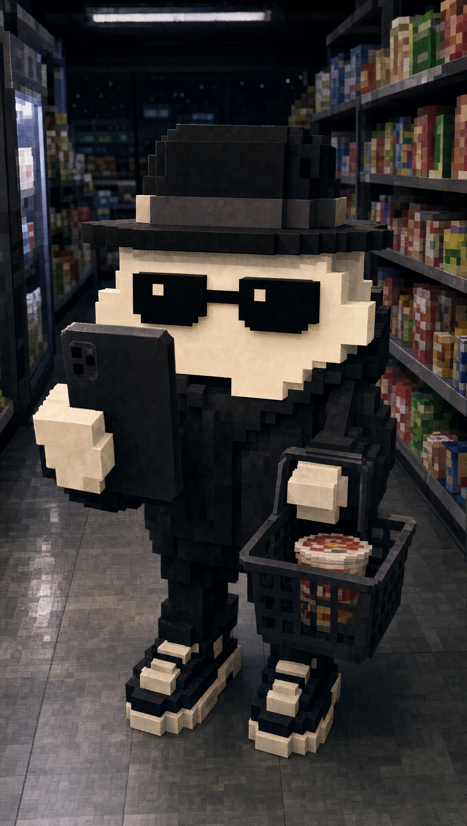 Keyframe of Midnight aisle, one noodle cup