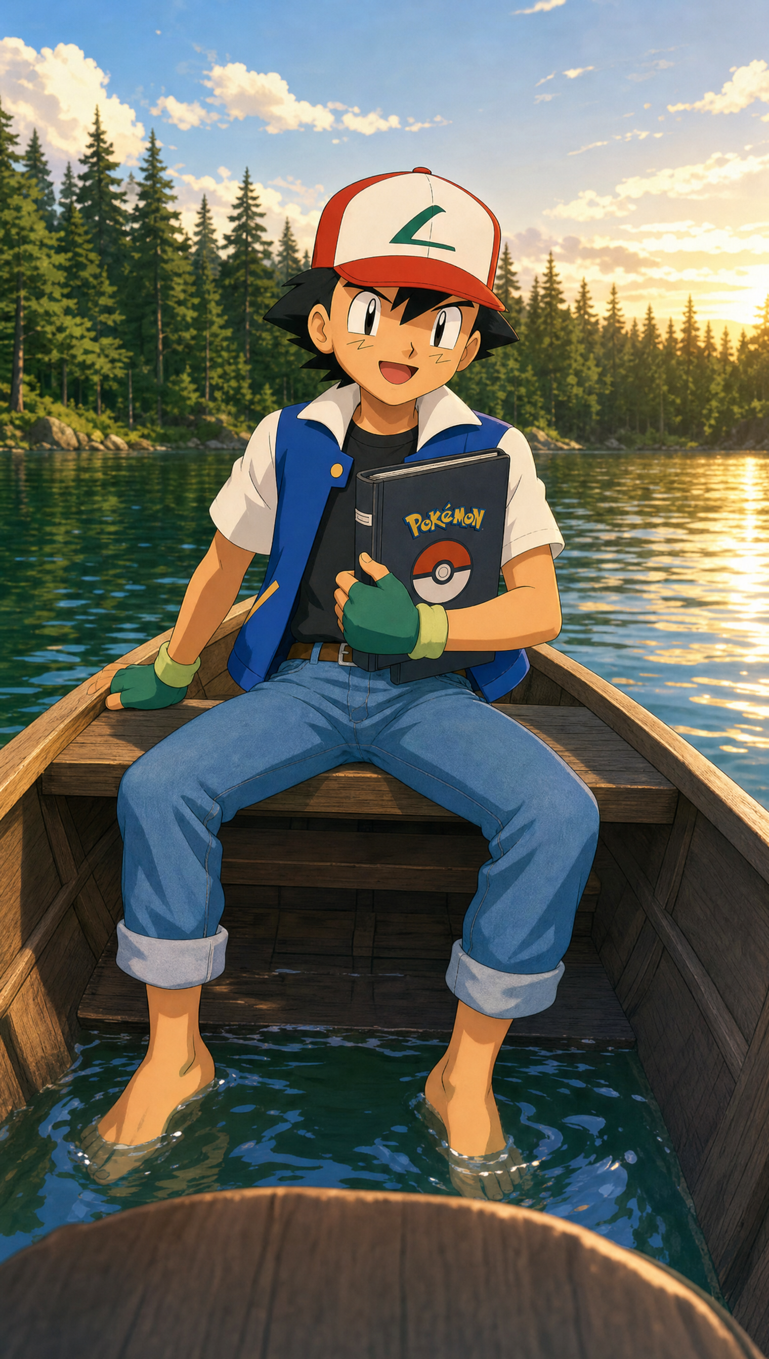 Keyframe of Lake day, binder stays dry