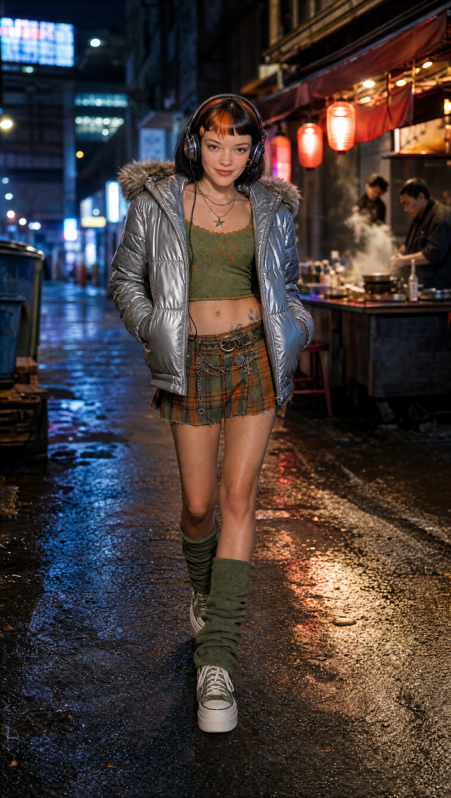 Keyframe of Night walk, one cut