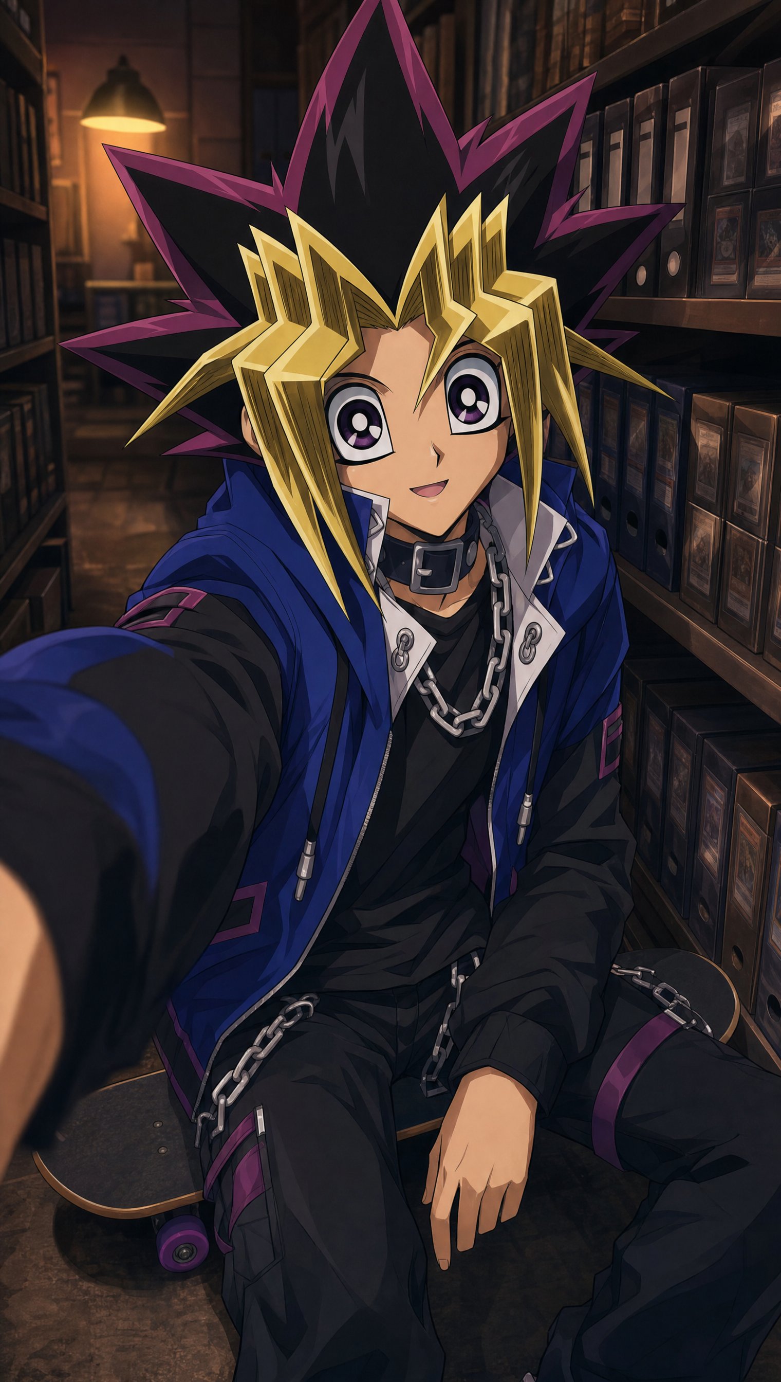 Keyframe of Yugi introduces himself