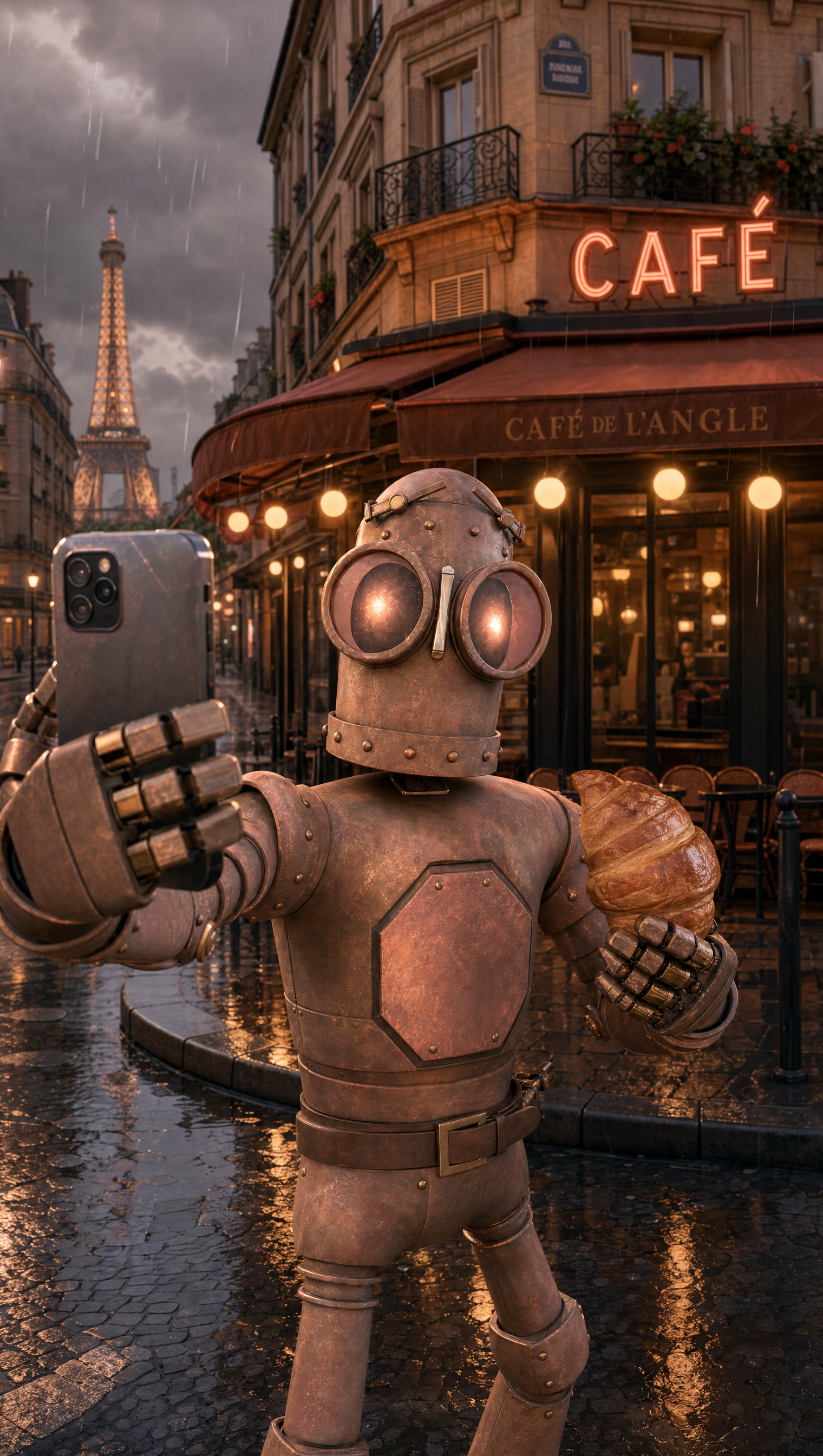 Keyframe of Croissant, corner cafe
