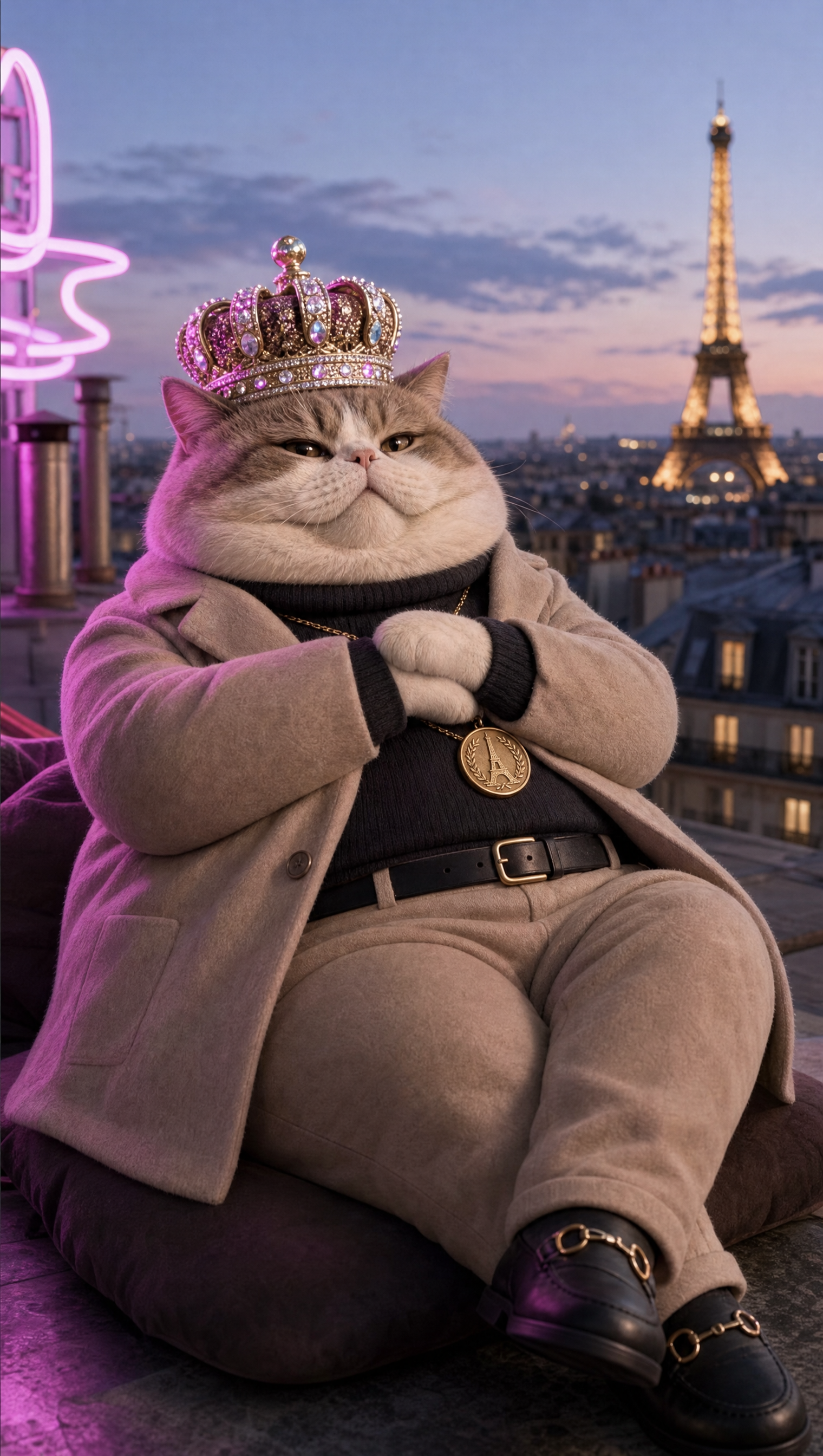 Keyframe of Diamond Paws Above Paris