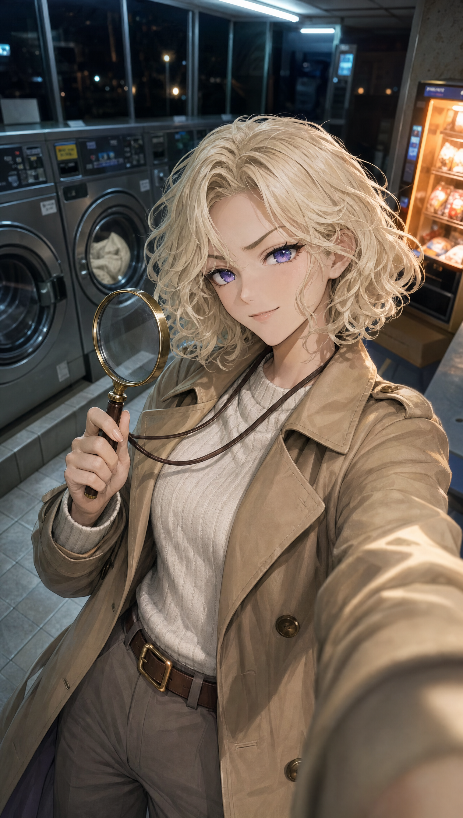 Keyframe of Laundromat, machine four is lying