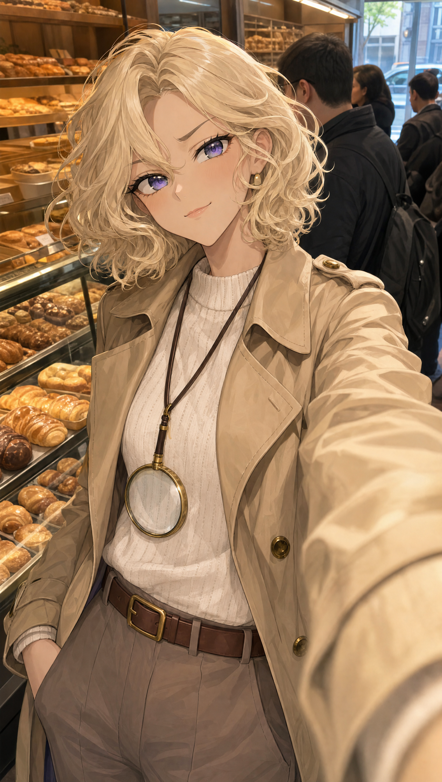 Keyframe of Bakery queue, prime suspect: the last croissant