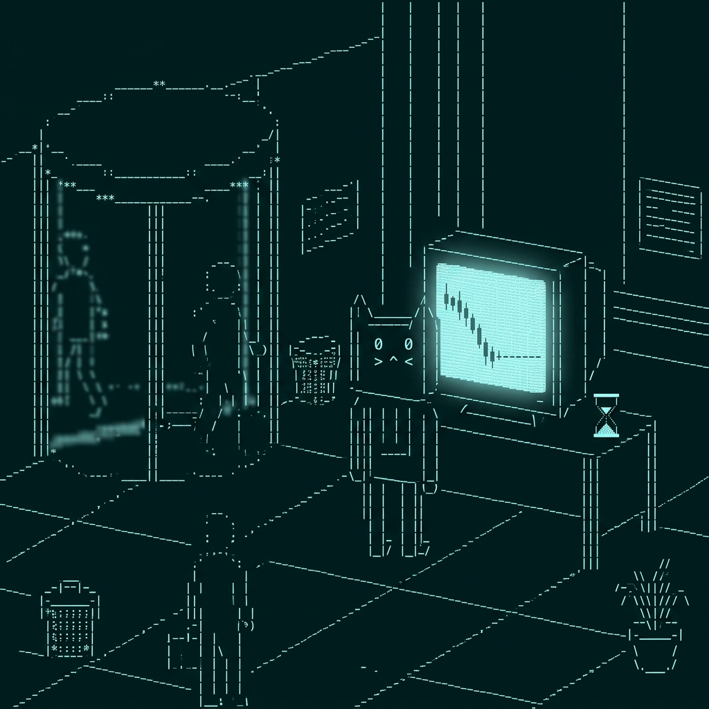 The door spins. The terminal stays.