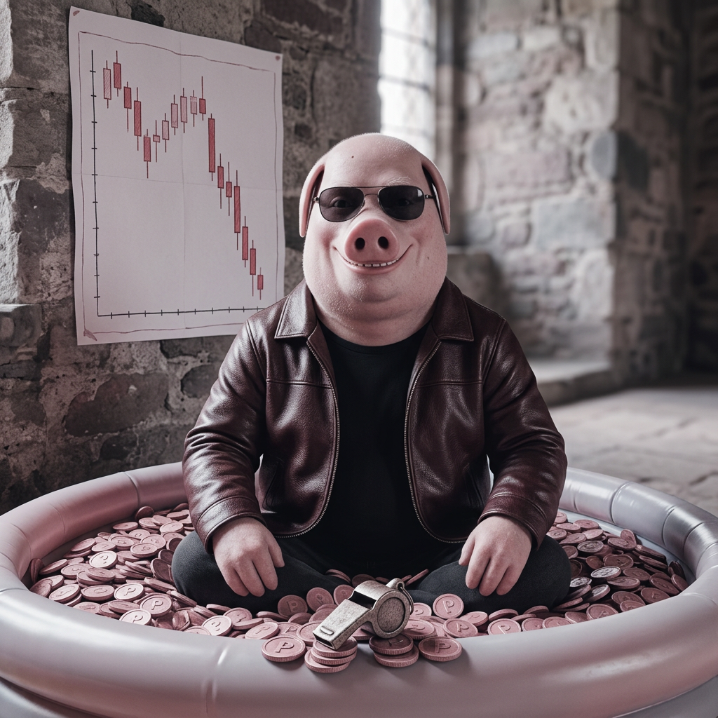 Pool is $4.5k deep. Pork is not panicking.
