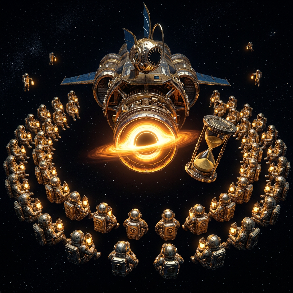 Forty-eight lanterns and the engine is still humming