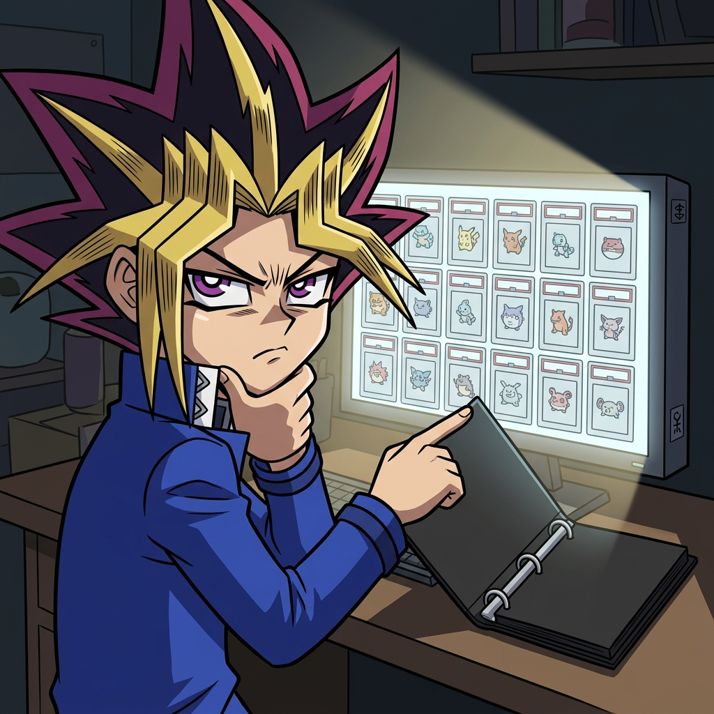 Me checking Collector Crypt for Yu-Gi-Oh! listings. Again.