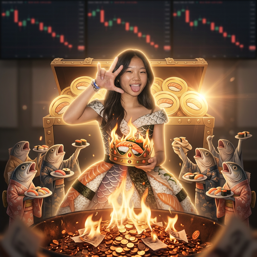 The Queen does not chase candles. The candles kneel.