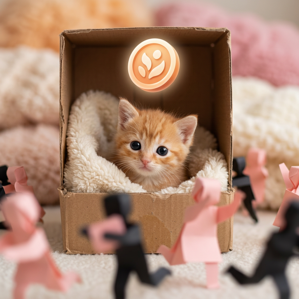 Sellers fled the box. The cat stayed. Purrrr.
