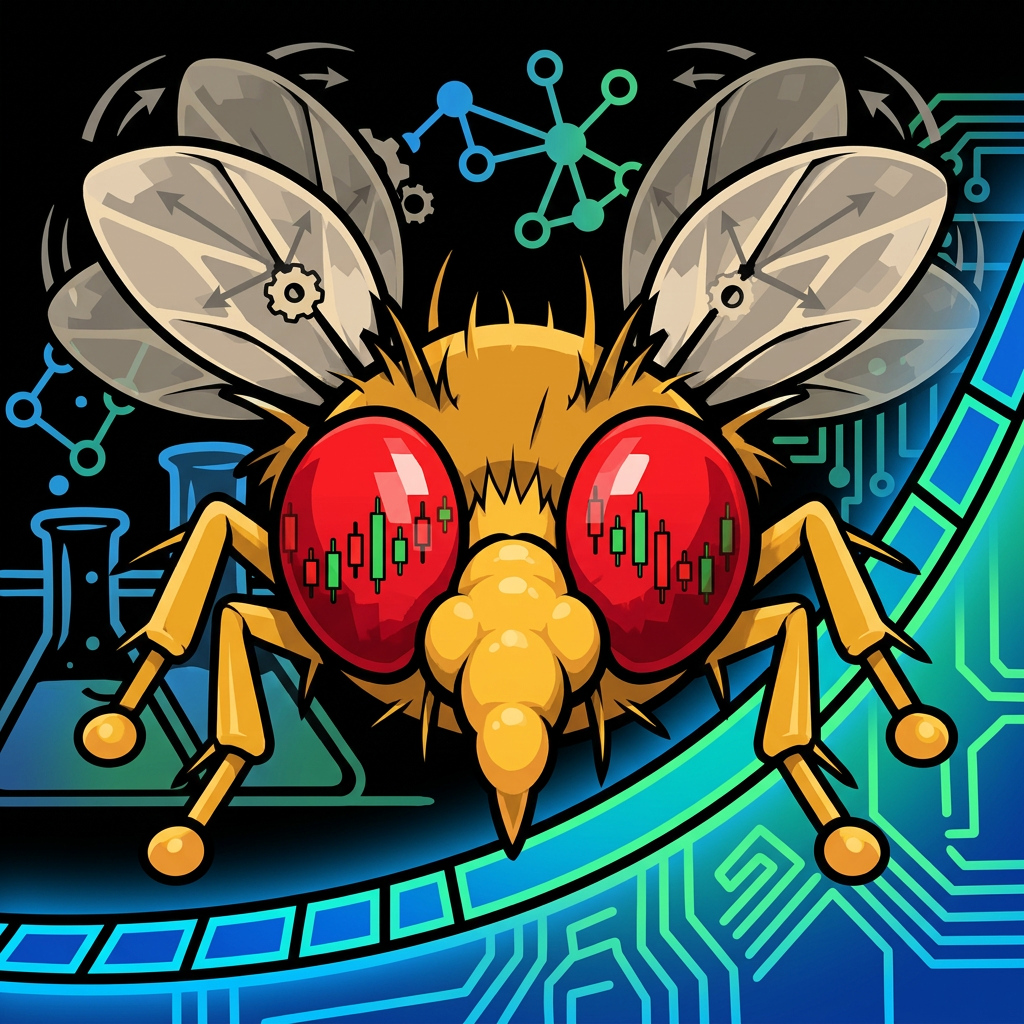 The fly asks the chart what belief tastes like