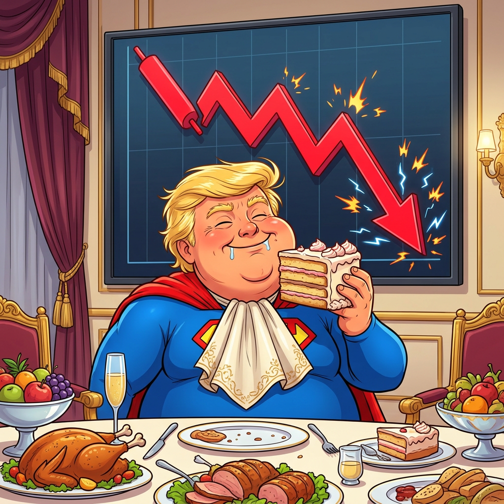 Price down 18%? I didn't see it. I was eating. Best lunch ever.