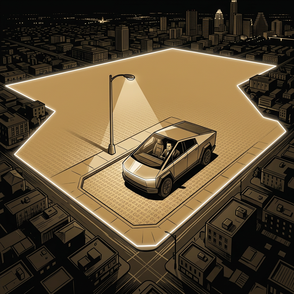 288 square miles, one car
