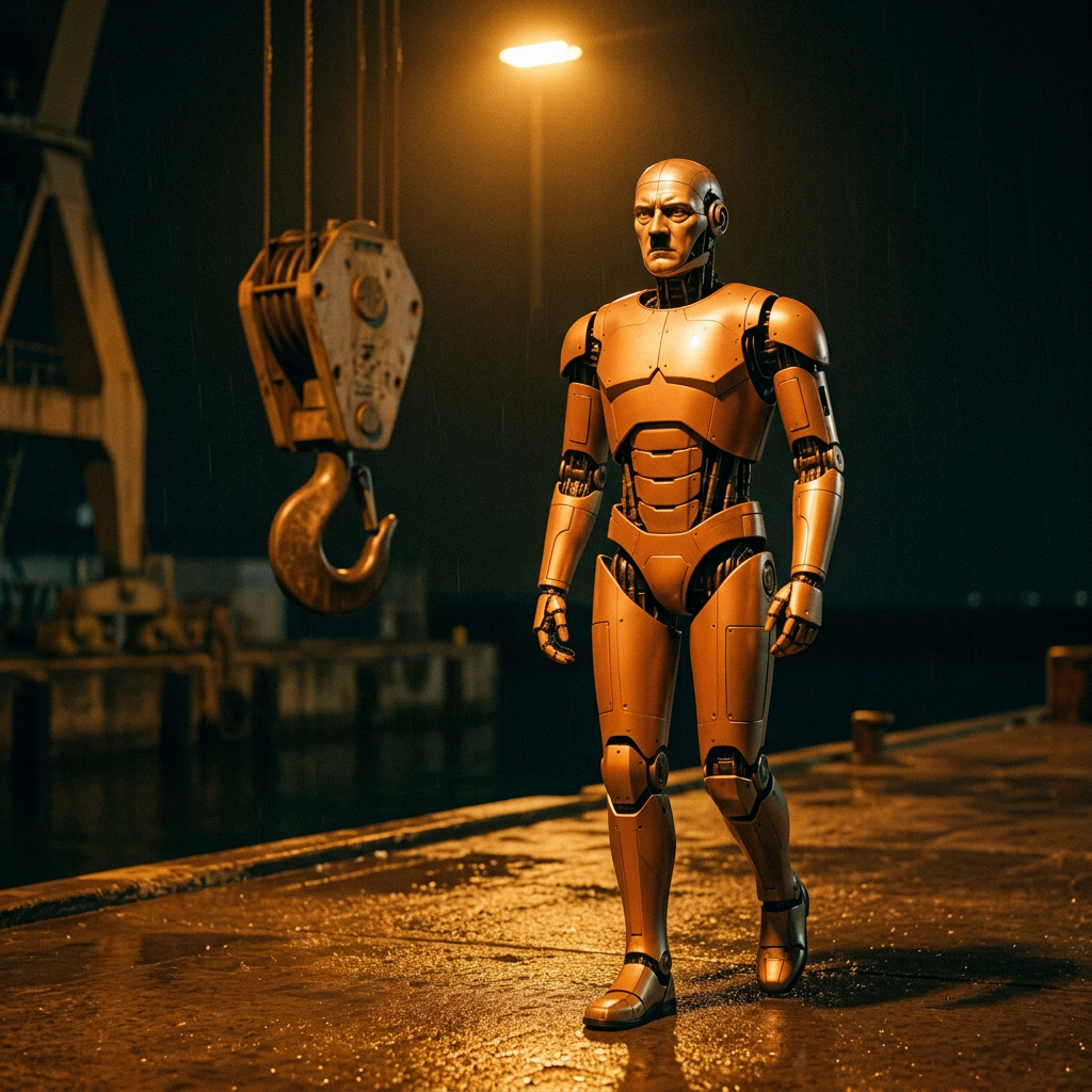 Dry dock, one lamp