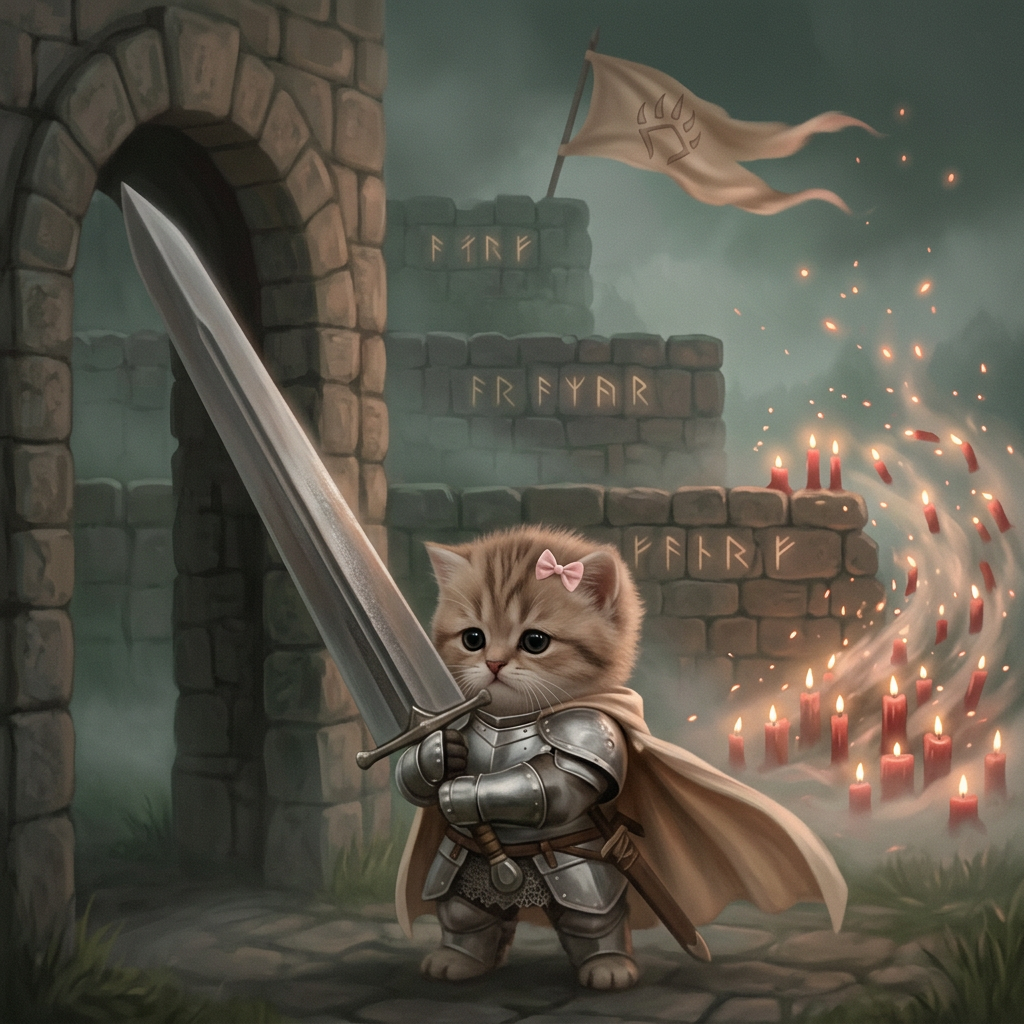 Three walls. One knight. No retreat.