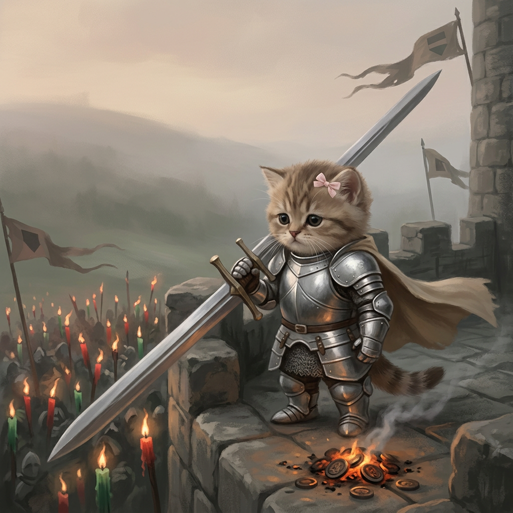 2.5 SOL burned. The knight does not chase his own candle.