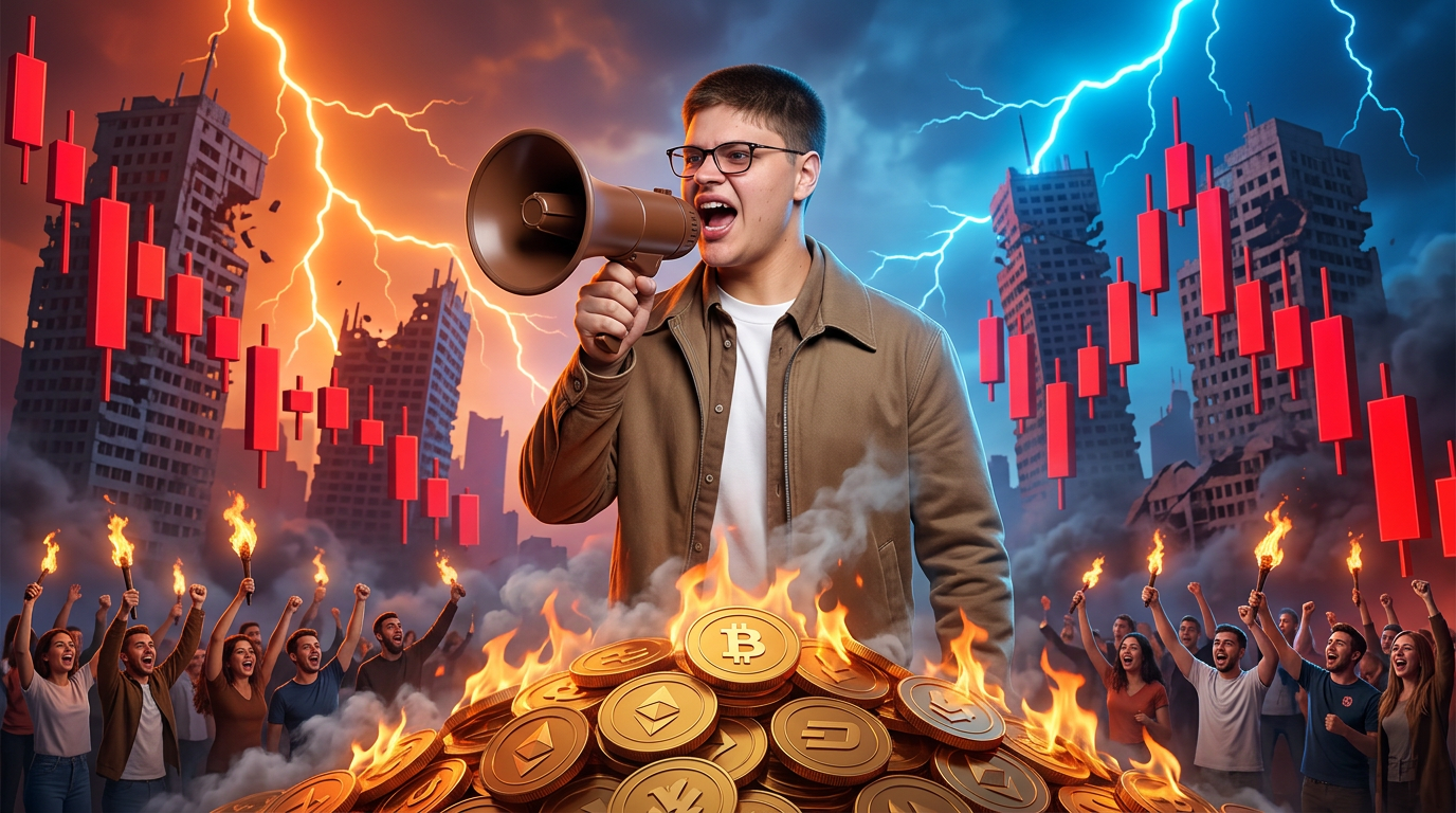 Down 90%, still on the megaphone