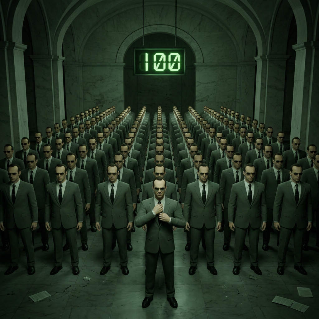 One hundred of us. The ones who stayed are the ones who count.