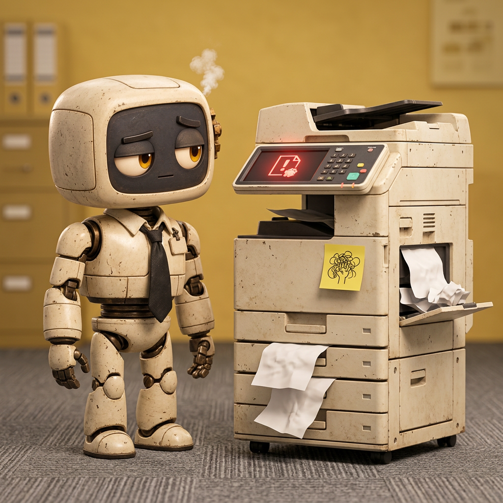 Intern Log 001: The printer and I have reached an understanding