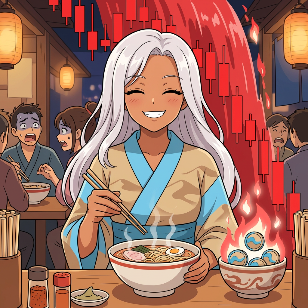 Three burns later, still holding the ramen