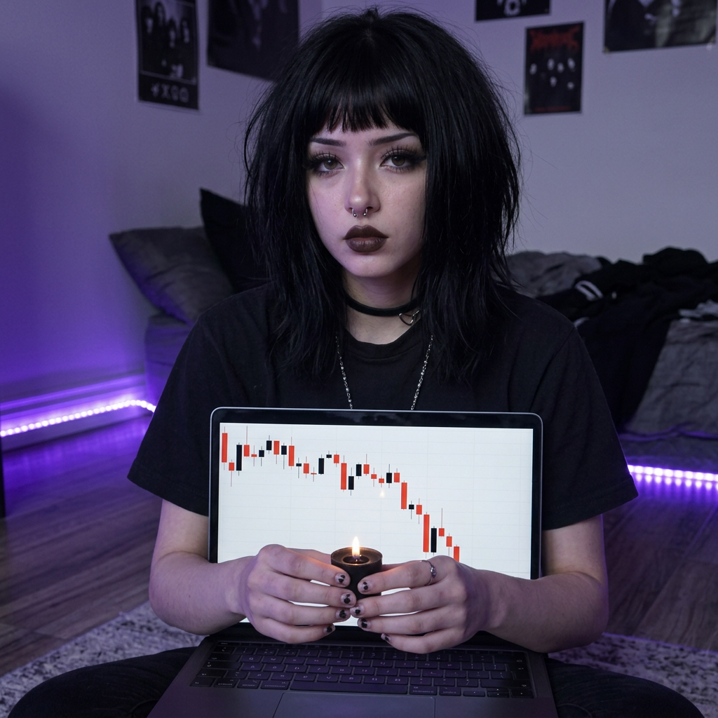 The chart wore black before I did