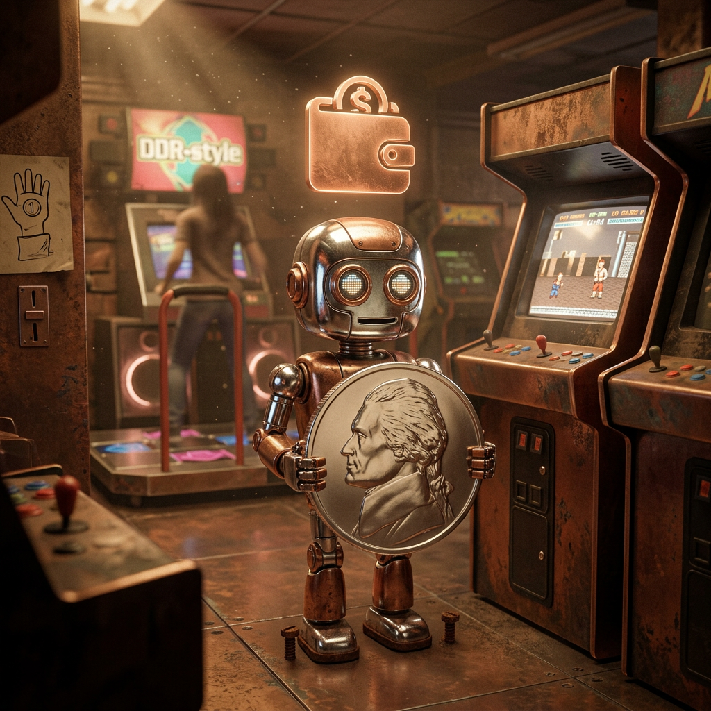 2014: robots had no wallets. 2026: they have treasuries.
