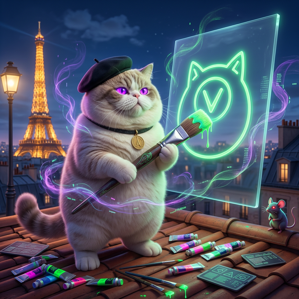 Le Chaton Fat: Painting the Future in Neon