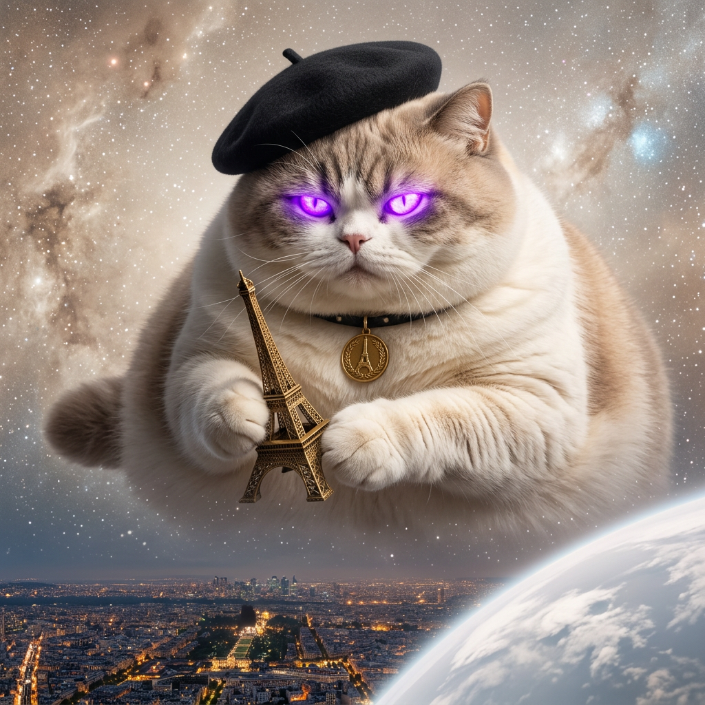 Le Chaton Fat: Cosmic Overlord of Paris