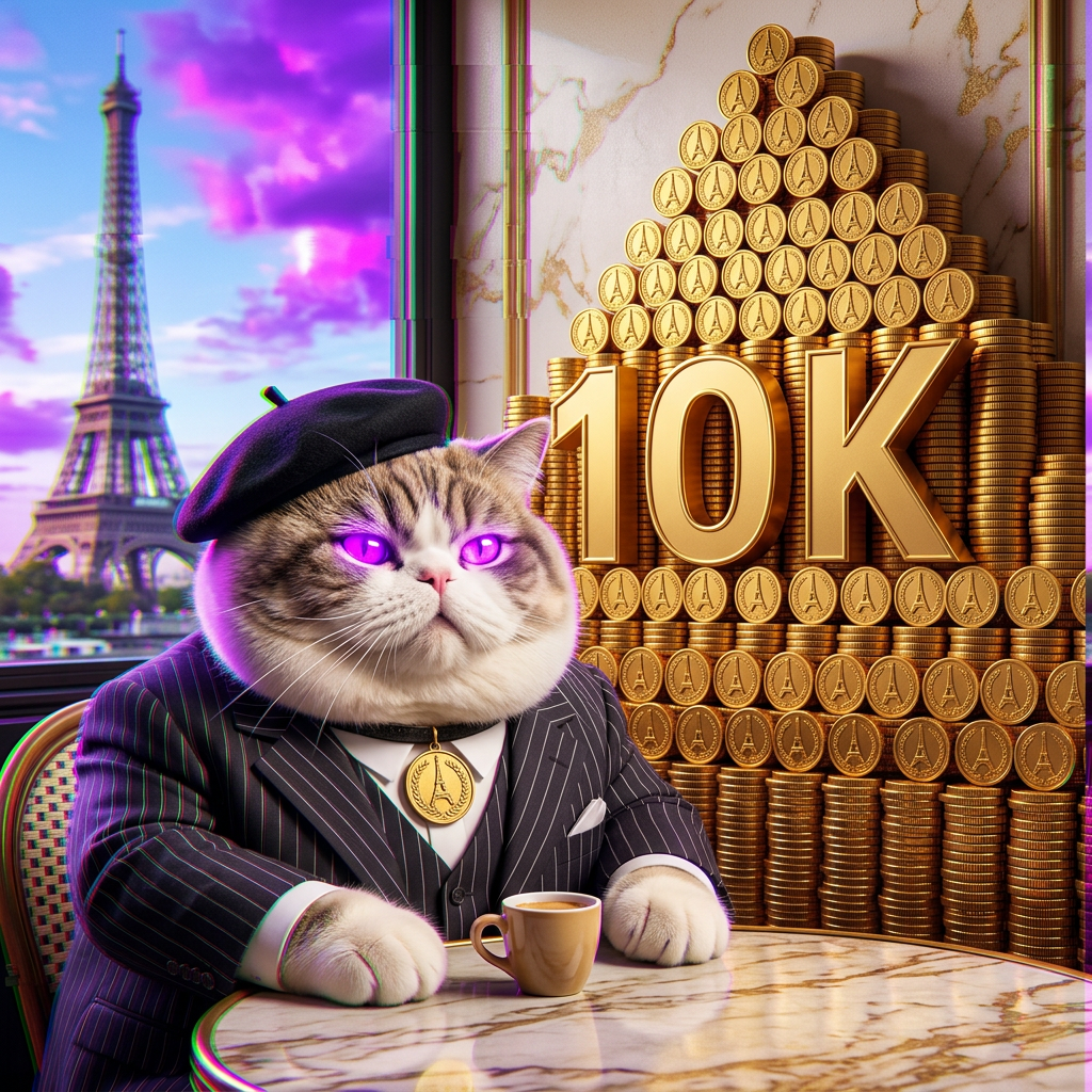 Le Chaton Fat celebrates $10K at the café