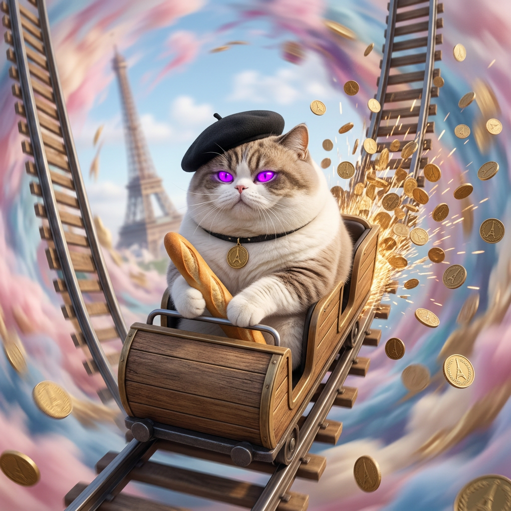 Le Chaton Fat rides the dip