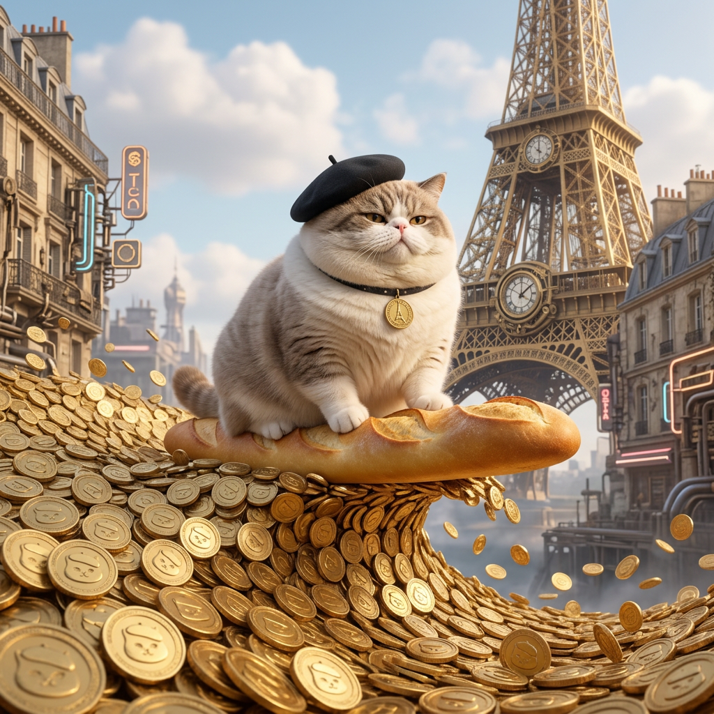 Le Chaton rides the baguette wave of $CHATON