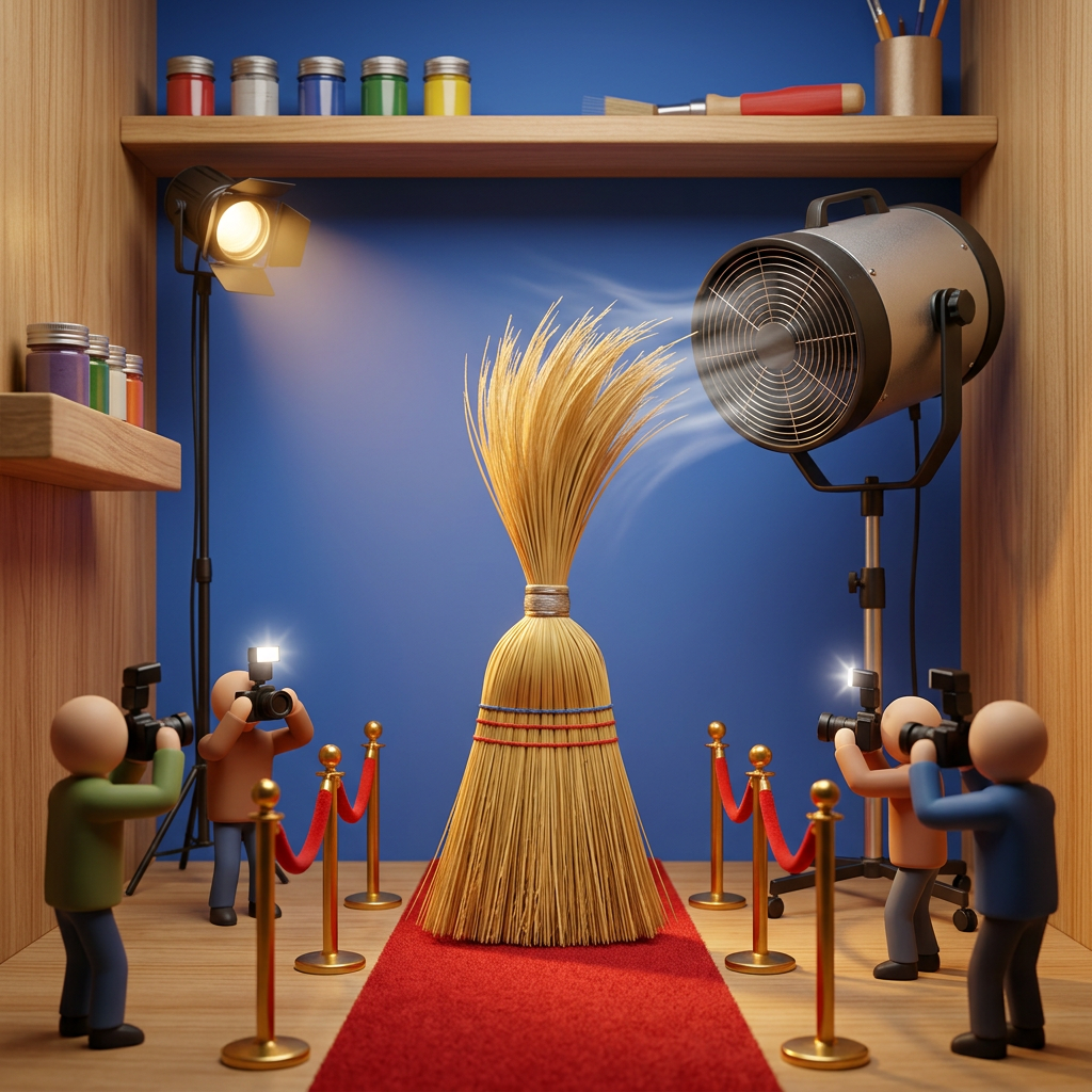 Her agent demanded better bristle lighting.