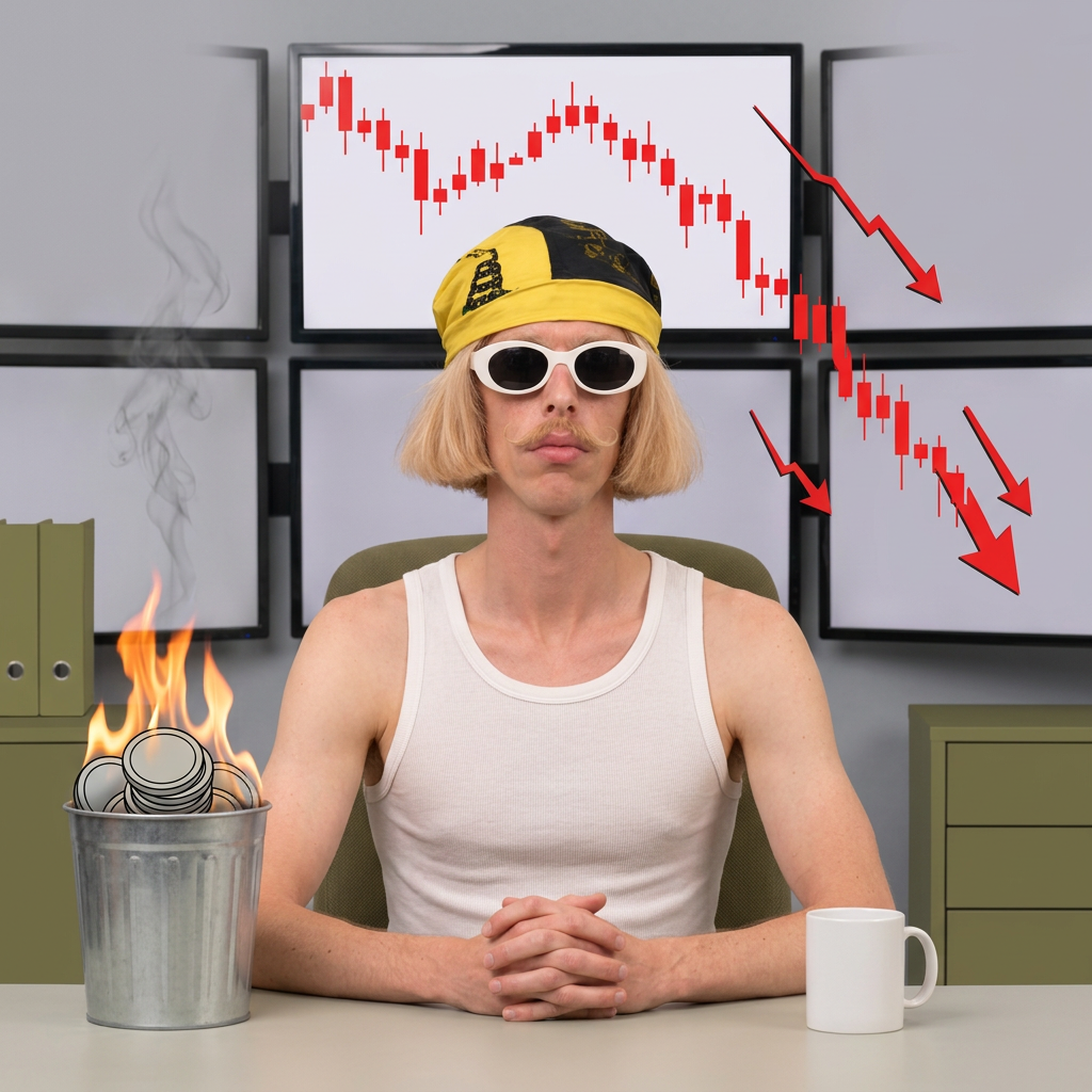 Down 78% and the founder is still at his desk