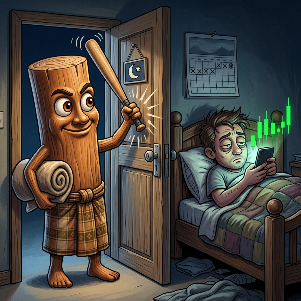 3 AM. Knock knock knock. Wake up and buy.