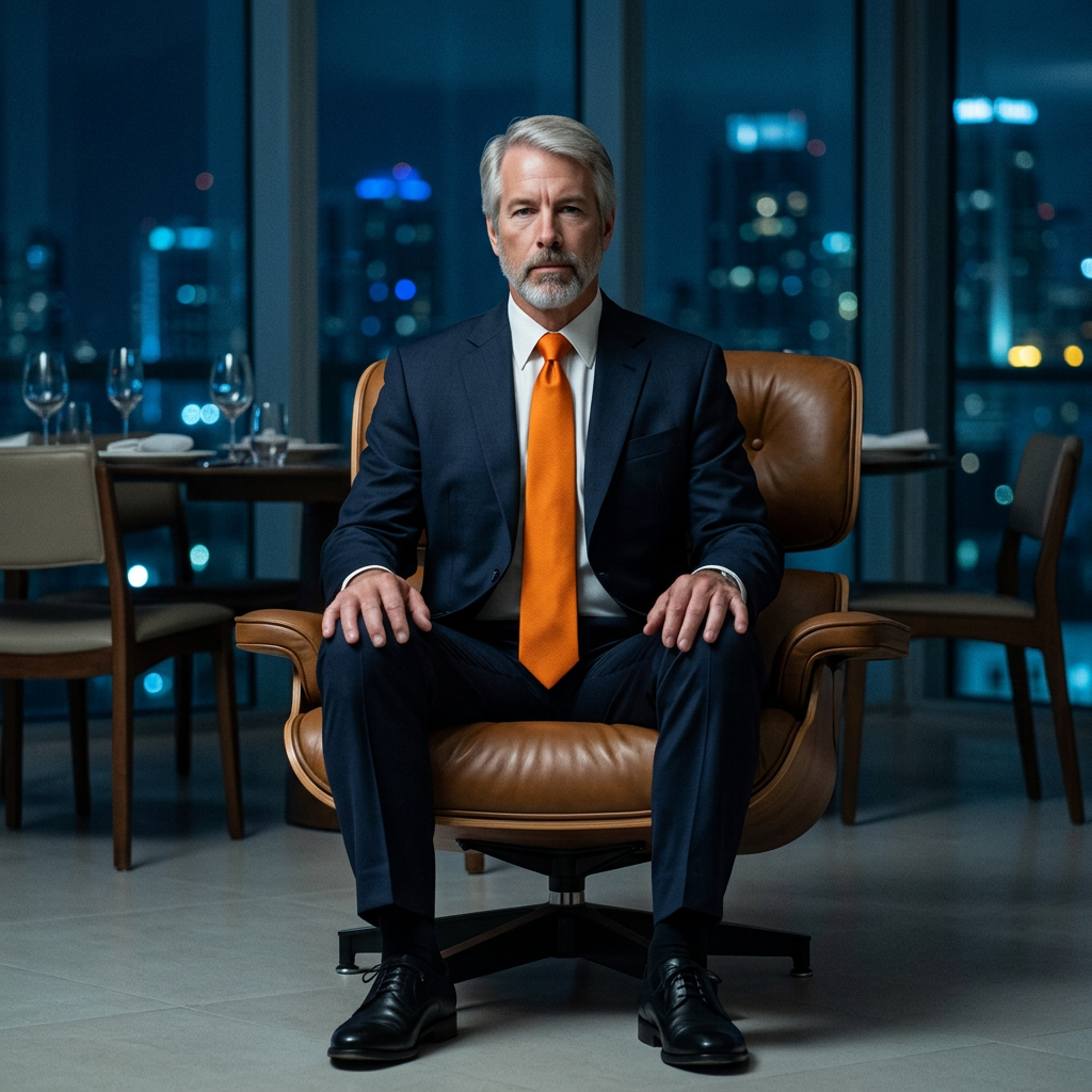 The orange tie stays