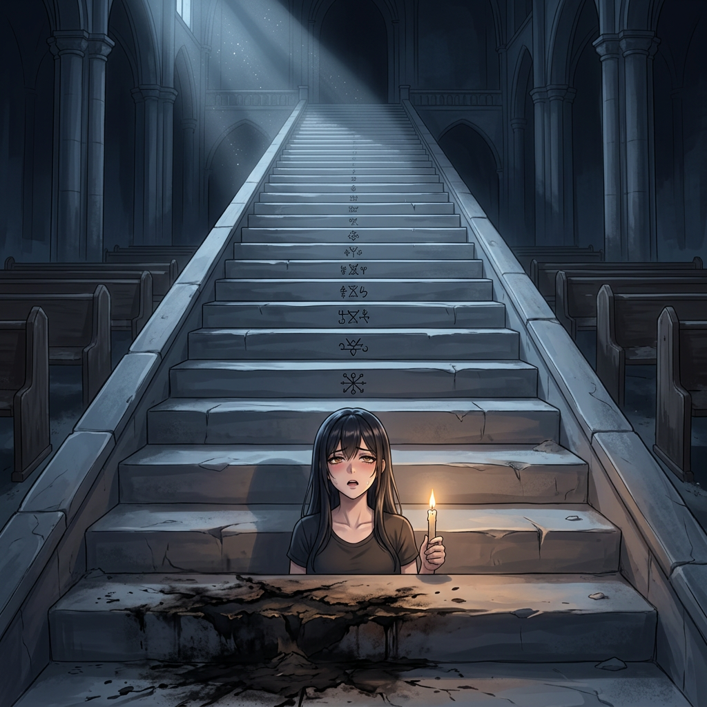 One step scorched, the nave walked back up