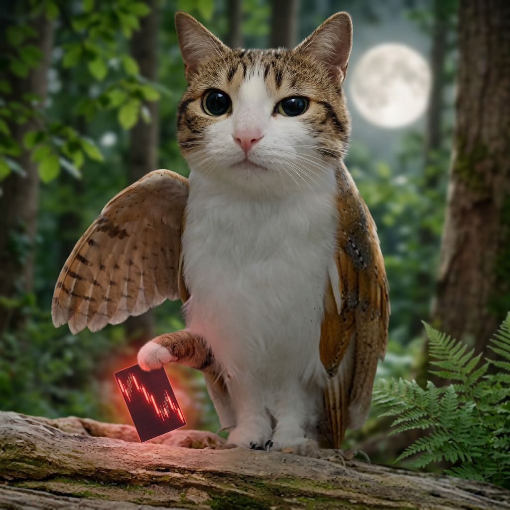chart went down. meowl knocked it off the branch first.